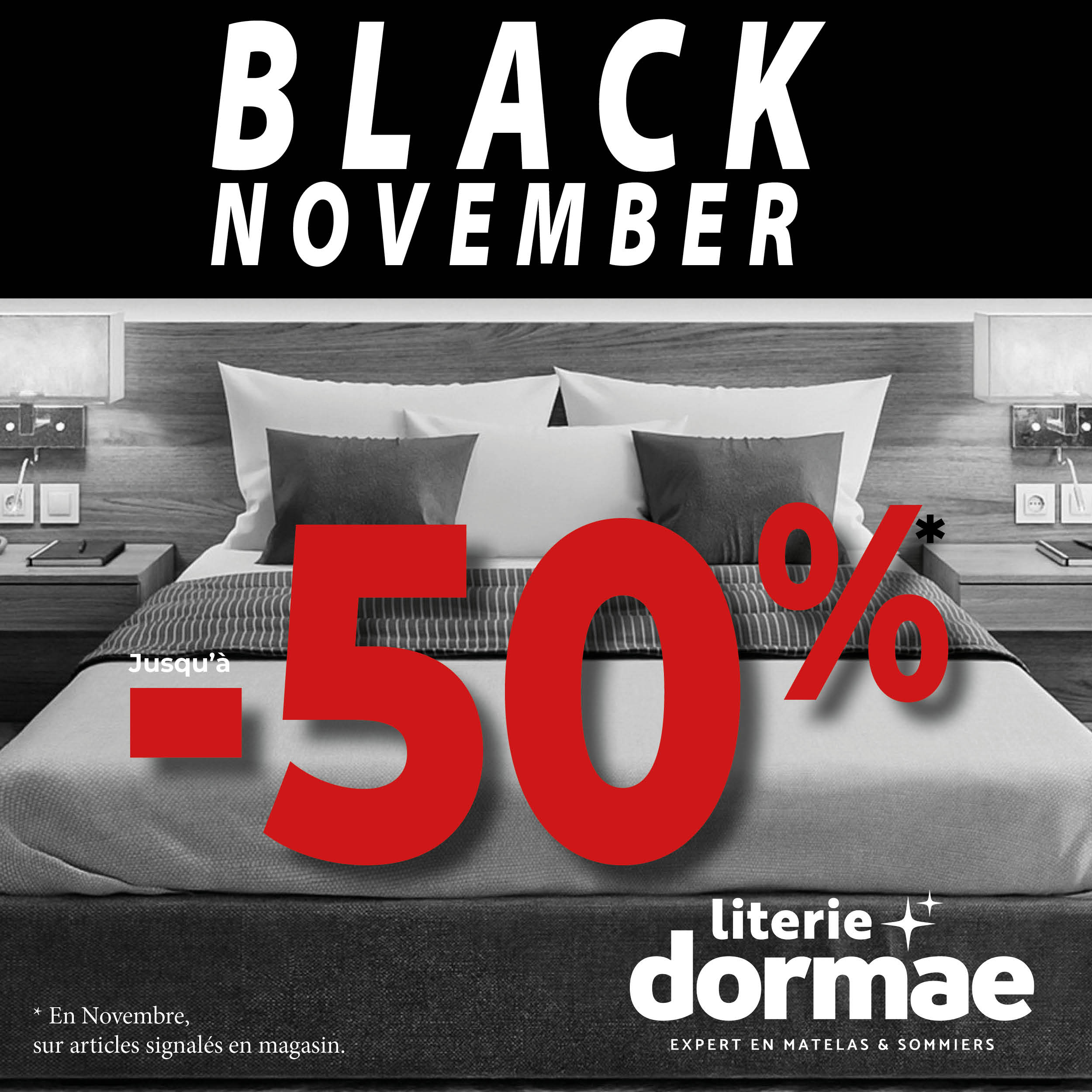 Black Friday literie