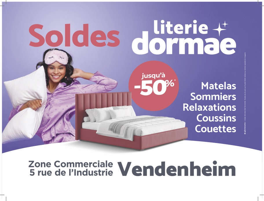 Soldes chez literie dormae.